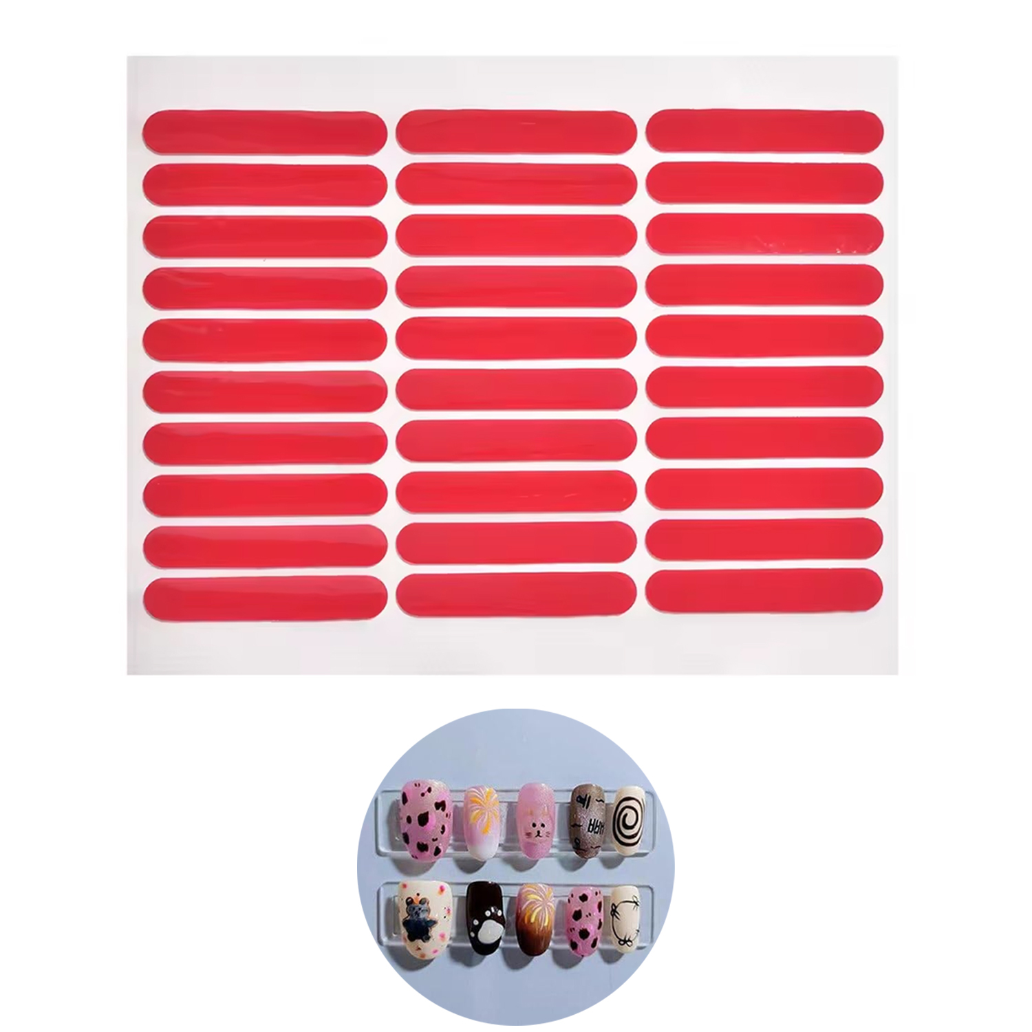 Striping Tape Nail - LULAA dubbelzijdige kristallen tape voor nail