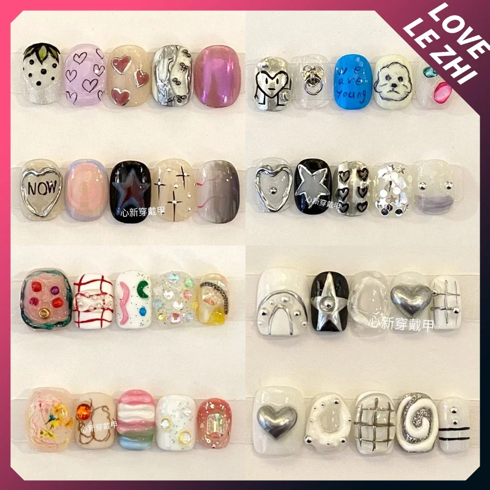 Nail Art Love - 10 stuks diy creativiteit grappige mash-up