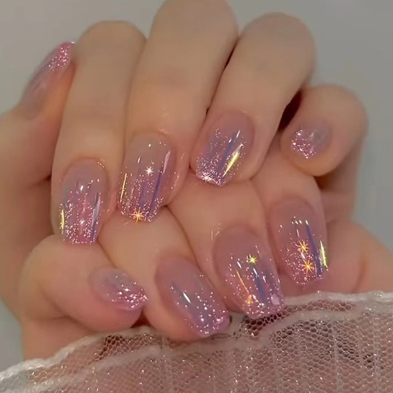 Nail Art Aesthetic - Korte nepnagels voor dames en meisjes,