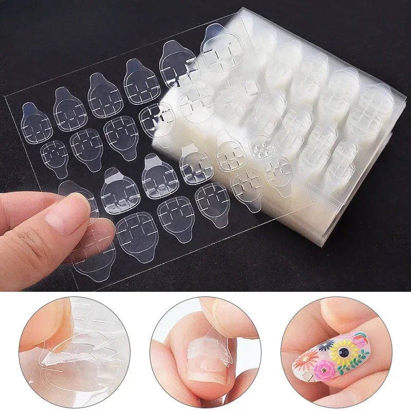 Striping Tape Nail - 1-10 Vellen Nail Jelly Lijm Dubbelzijdig
