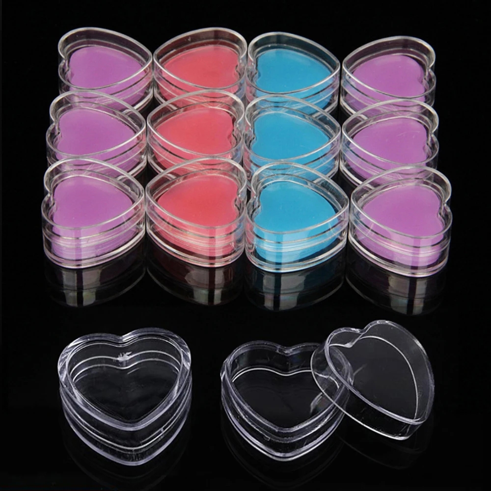 3/6 stks Hartvorm Diamant Schi - Nail Art Painting recensie en prijs