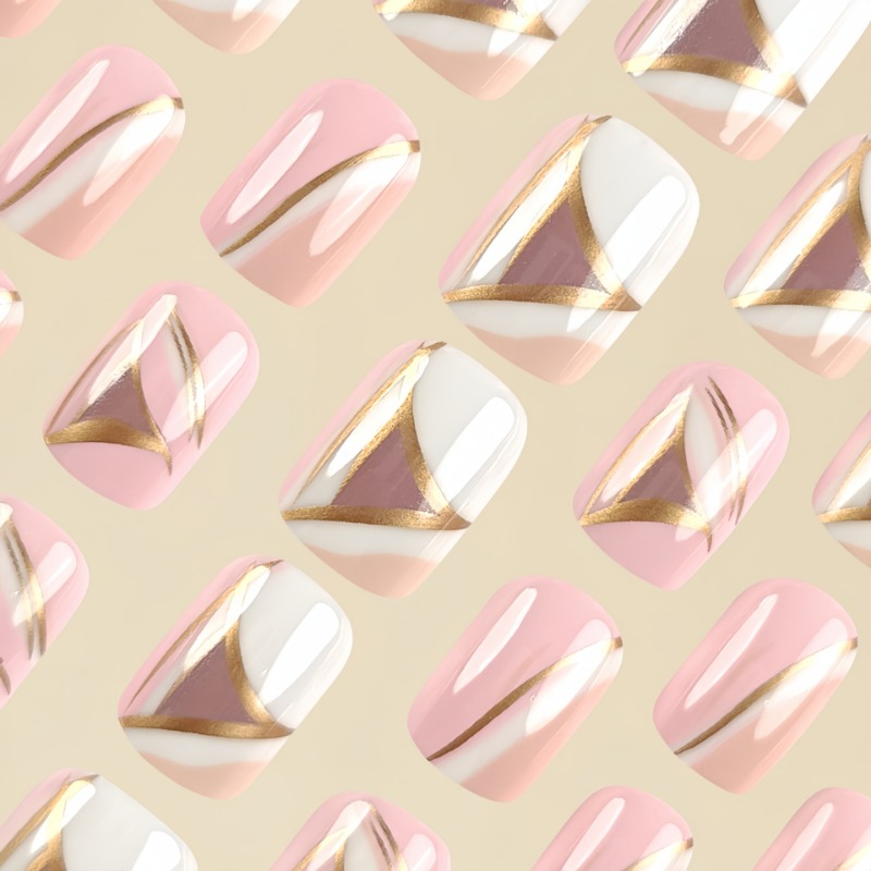24 Stks/set Schattige Korte Vi - Nail Art Aesthetic recensie en prijs