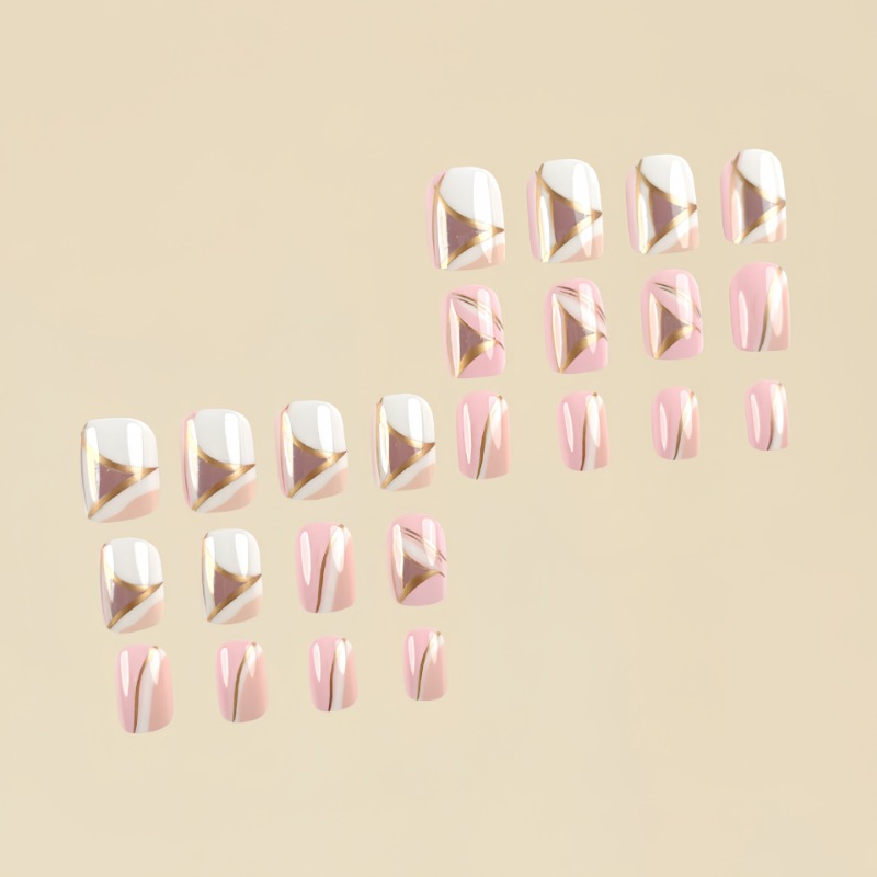 24 Stks/set Schattige Korte Vi - Nail Art Aesthetic recensie en prijs