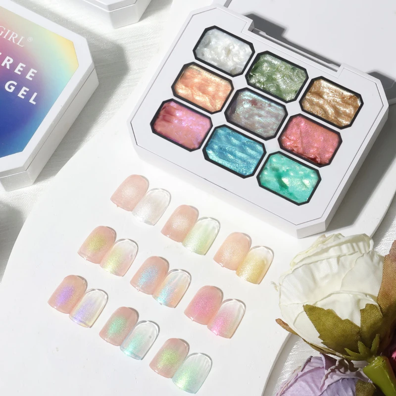 9 Kleuren Verloop Gel Nagellak - Nail Art Painting recensie en prijs