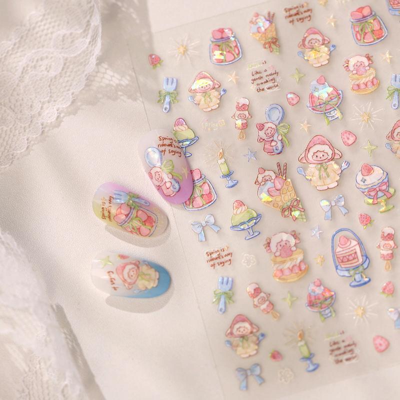 Cartoon 5D Nagelkunst Stickers - Nail Art Love recensie en prijs