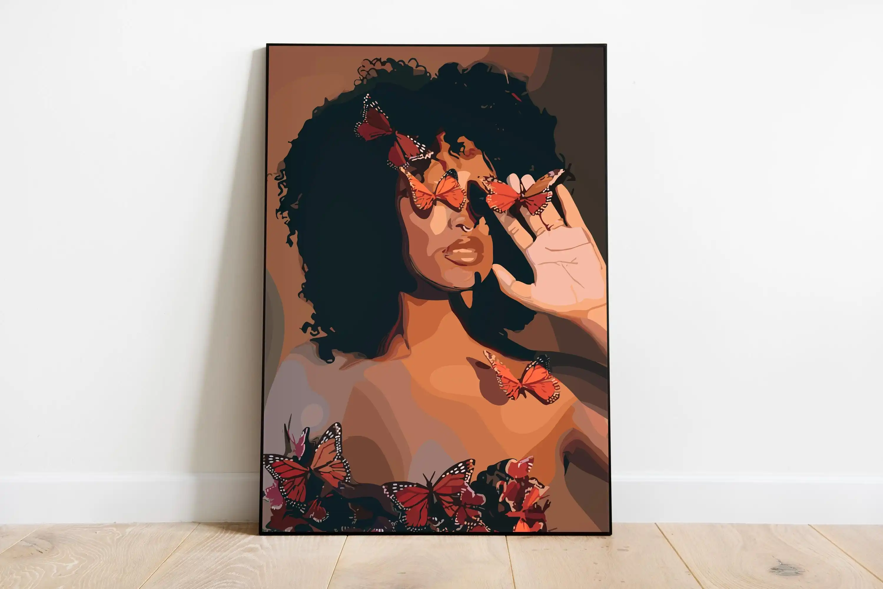 Zwart Meisje Modieuze Vrouwen  - Nail Art Painting recensie en prijs