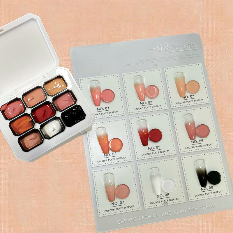 1 stuk Solid 9-grid Nagellak U - Nail Art Painting recensie en prijs