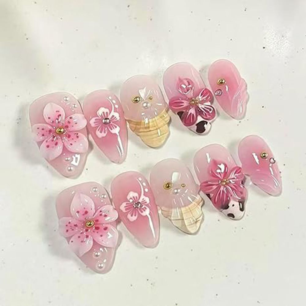 Bloemen 3D Nail Art siliconen  - Nail Art Elegant recensie en prijs