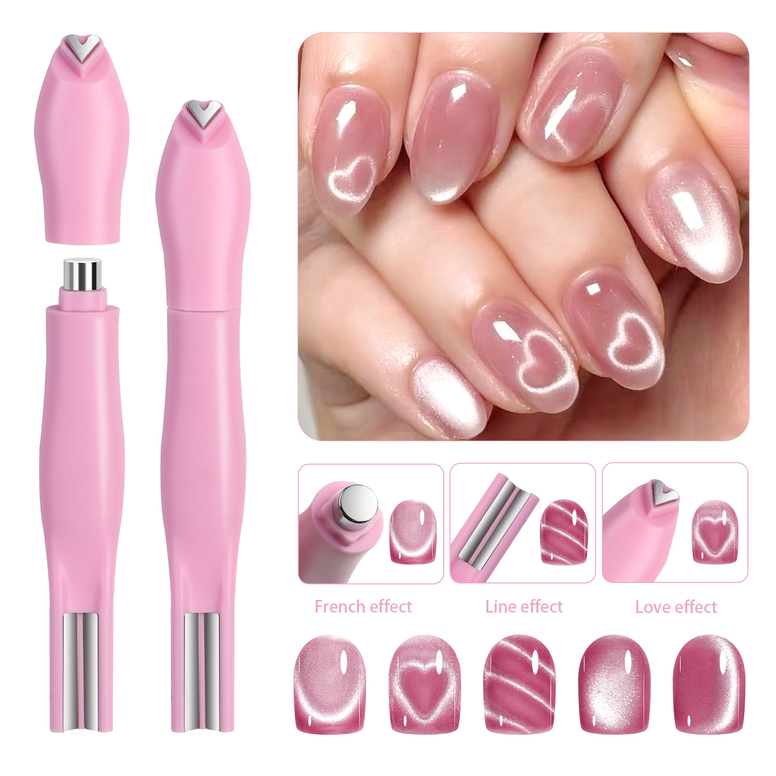 1 Stuks 3-in-1 Afneembare Love - Nail Art Love recensie en prijs
