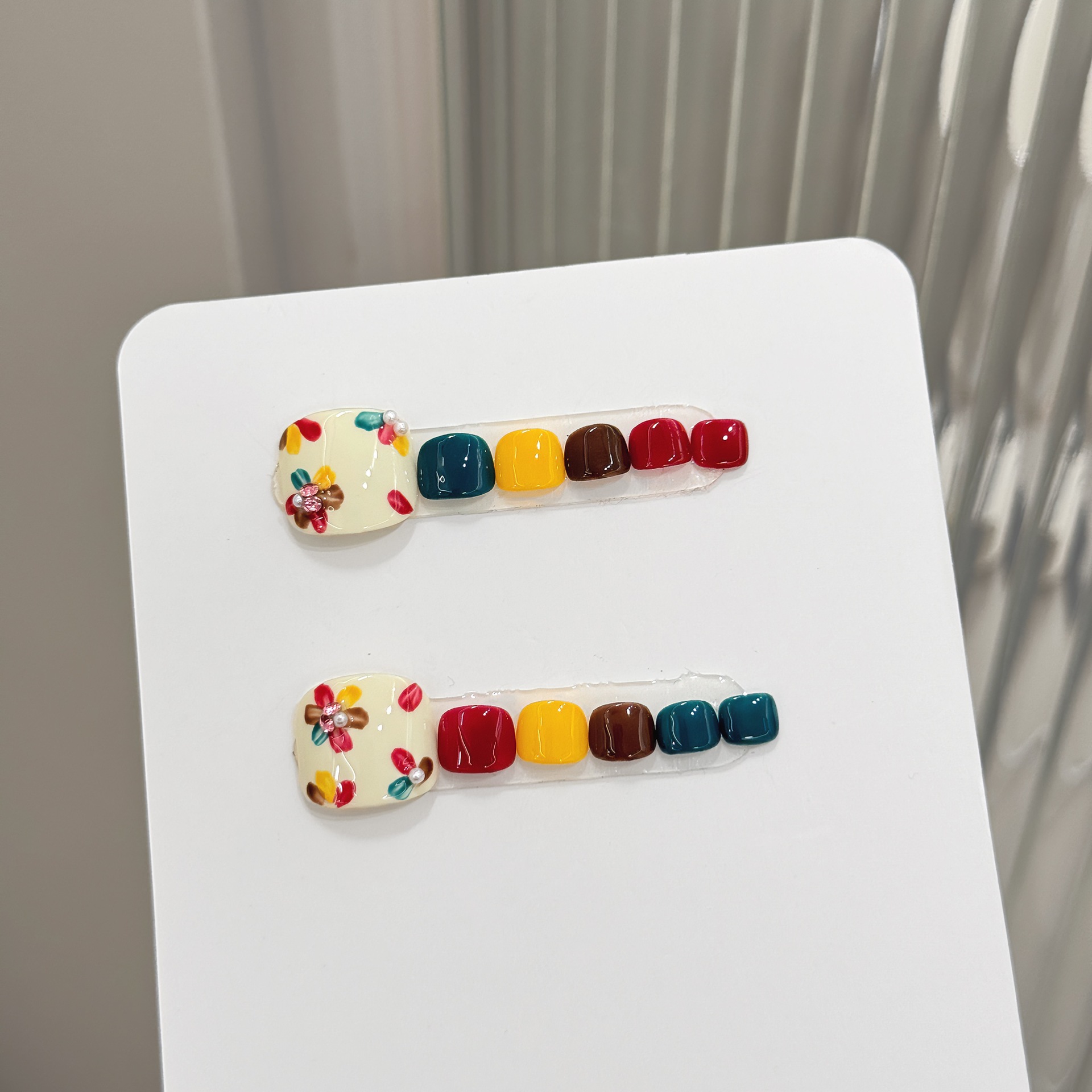 12 stuks handgemaakte pers op  - Nail Art Aesthetic recensie en prijs