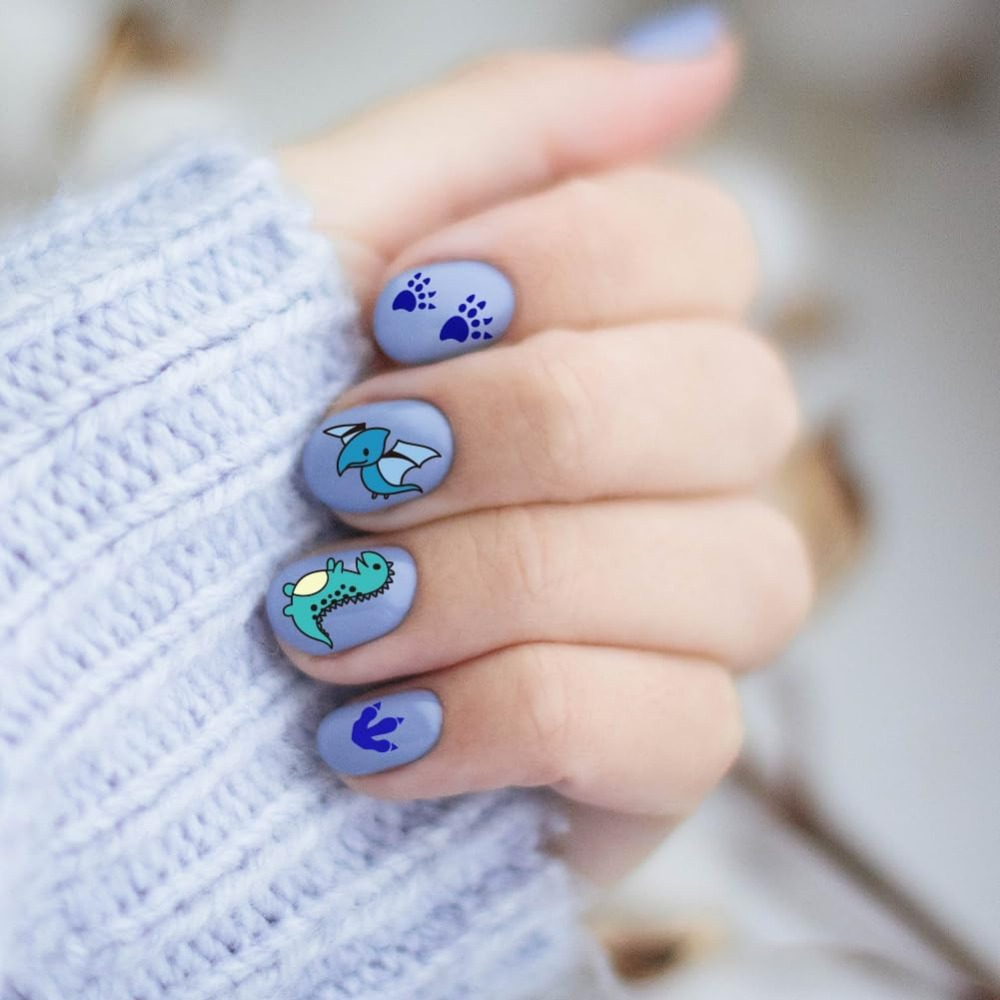 3 stuks dinosaurus nagel stemp - Nail Art Love recensie en prijs