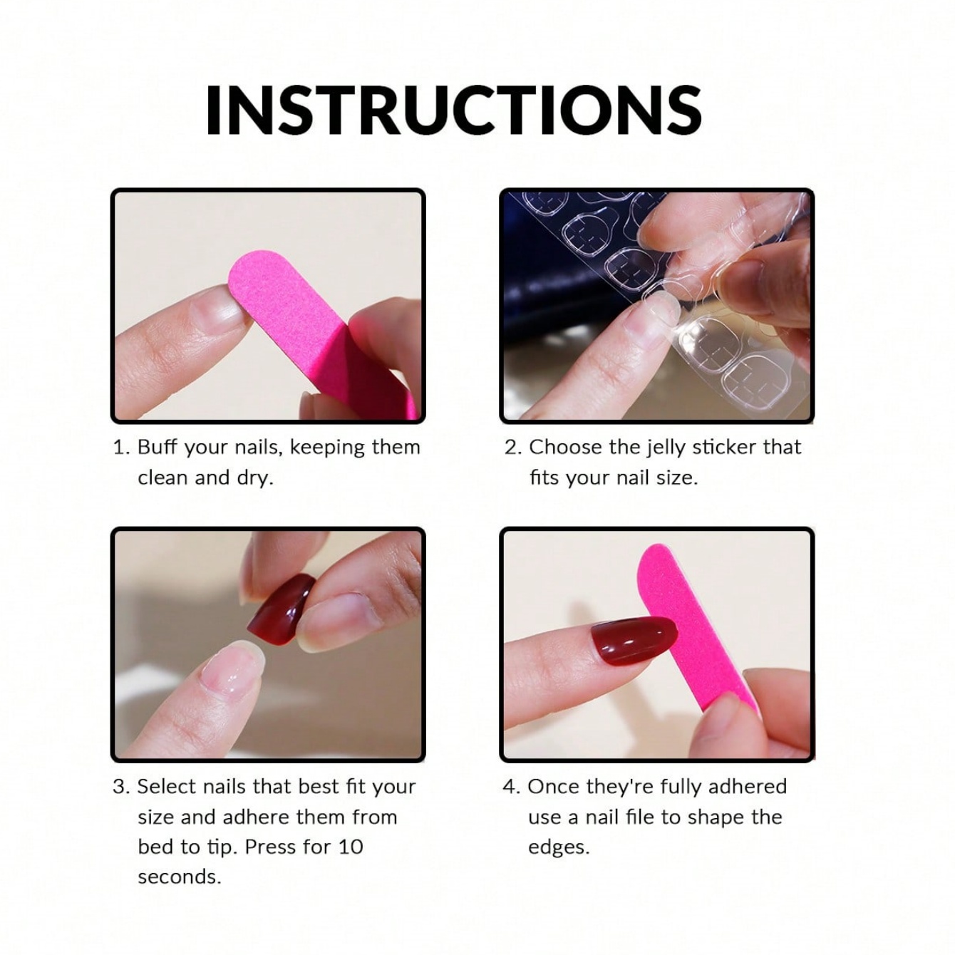 Tien elegant handgeperste oval - Nail Art Elegant recensie en prijs
